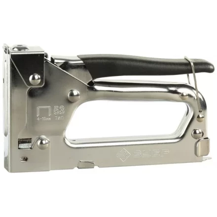 Пистолет ЗУБР скобозабивной металлический пружинный, тип 53, 4-10мм 4-31563 купить в Кургане