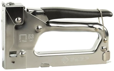 Пистолет ЗУБР скобозабивной металлический пружинный, тип 53, 4-10мм 4-31563 купить в Кургане