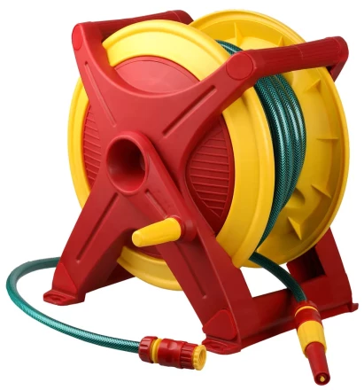 Катушка GRINDA для шланга универсальная: шланг поливочный 1/2&quot;x25м, соед шланг 1/2&quot;x 1,5м, набор поливочной арматуры 8-428441_z01 купить в Кургане
