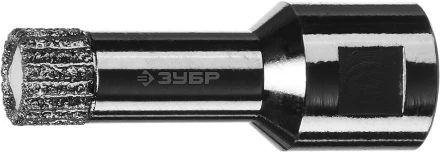 Алмазная коронка ЗУБР &quot;ПРОФЕССИОНАЛ&quot; универсальная для УШМ, сухое сверление, алмазы на вакуумной пайке,  посадка М14, d=14мм 29865-14 купить в Кургане