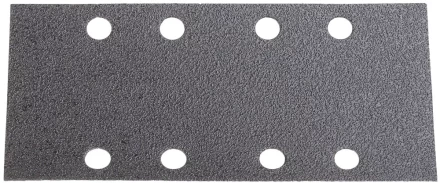 Лист шлиф. универсал. URAGAN &quot;Оптимален для мягких пород дерева&quot; 8 отверстий по линии, для ПШМ, P100, 80х166мм, 10шт 907-21101-100-10 купить в Кургане