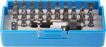 ЗУБР 32 шт, набор кованых бит с адаптером (26091-H32) купить в Кургане