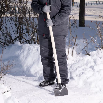 Ледоруб-скребок Сибртех 61664, 200 мм, 1 кг, деревянный черенок, Россия купить в Кургане