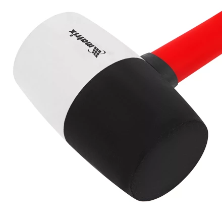 Киянка резиновая, 910 г, черно-белая резина, фибергласовая рукоятка// Matrix 11173 купить в Кургане