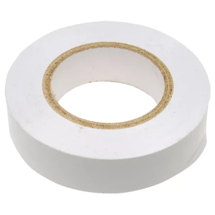 Изолента ПВХ 15 мм х 10 м 130 мкм белая СИБРТЕХ 88792 купить в Кургане