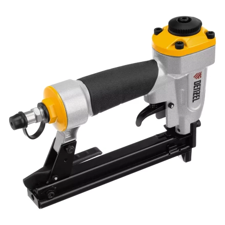 Степлер пневматический Denzel  PS8016 для прямоугольных скоб 21GA от 6 до 16 мм 57400 купить в Кургане