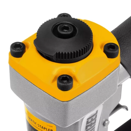 Степлер пневматический Denzel  PS8016 для прямоугольных скоб 21GA от 6 до 16 мм 57400 купить в Кургане