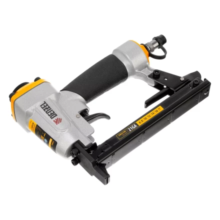 Степлер пневматический Denzel  PS8016 для прямоугольных скоб 21GA от 6 до 16 мм 57400 купить в Кургане