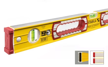 Уровень каменщика 120 см  тип  196-2К  бронированный протектор  16406  STABILA купить в Кургане