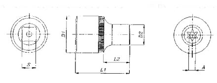 Торцевая головка 1/2&quot;DR внешний TORX Е-18 S06H418 Jonnesway 49715 купить в Кургане
