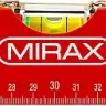 Уровень коробчатый MIRAX, 2 ампулы, крашеный, 600мм 34602-060_z02 купить в Кургане