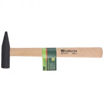 Молоток слесарный 500 г квадратный боек деревянная рукоятка СИБРТЕХ 10217 купить в Кургане