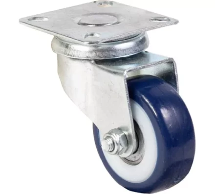 Колесо аппаратное поворотное SCv 25 50 мм (синяя резина) 1027147 купить в Кургане