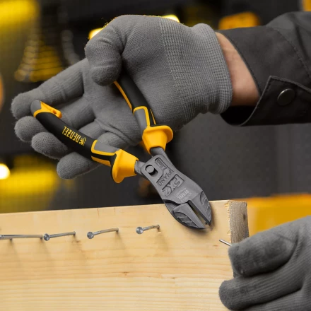 Бокорезы 180 мм Denzel 17785, усиленные, трехкомпонентные рукоятки купить в Кургане