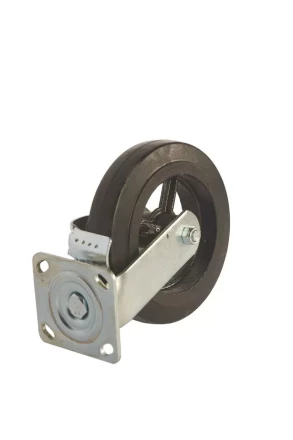 Колесо большегрузное поворотное SCdb 80 200 мм обрезиненное с тормозом (N) 1024162 купить в Кургане