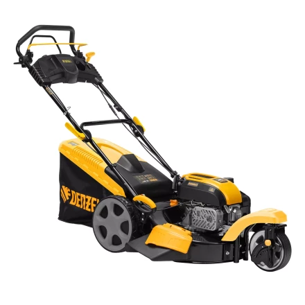 Бензиновая газонокосилка Denzel GLT-460SP-T, Trike 149 см3, 46 см, привод, панель, 60л (58810) купить в Кургане