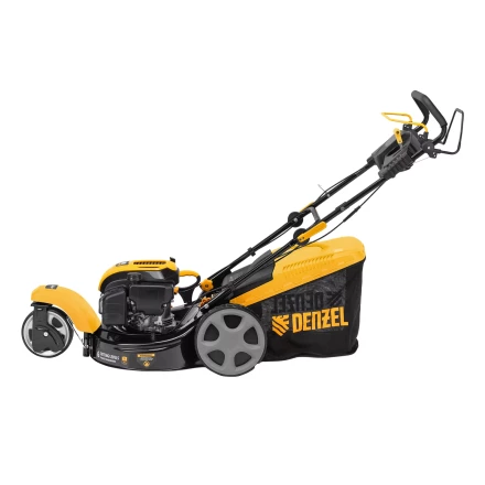 Бензиновая газонокосилка Denzel GLT-460SP-T, Trike 149 см3, 46 см, привод, панель, 60л (58810) купить в Кургане