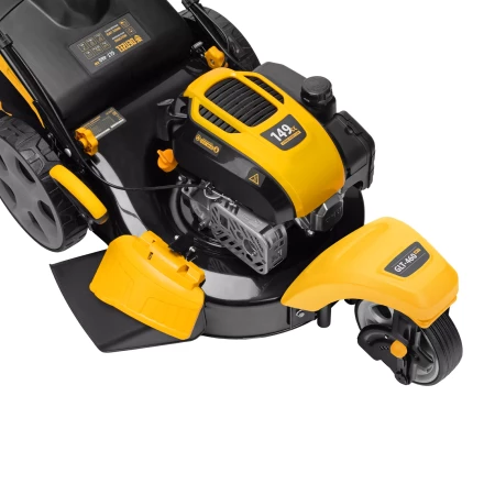 Бензиновая газонокосилка Denzel GLT-460SP-T, Trike 149 см3, 46 см, привод, панель, 60л (58810) купить в Кургане