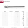 Гвозди ЗУБР "МАСТЕР" ершеные оцинкованные чертеж №7811-7120, 3,1х80мм, 5кг 305140-31-080 купить в Кургане