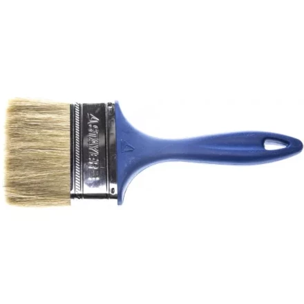 Кисть плоская STAYER &quot;UNIVERSAL-PROFI&quot;, светлая натуральная щетина, пластмассовая ручка, 100мм 01085-100_z01 купить в Кургане