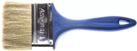 Кисть плоская STAYER &quot;UNIVERSAL-PROFI&quot;, светлая натуральная щетина, пластмассовая ручка, 100мм 01085-100_z01 купить в Кургане