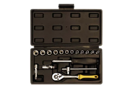 Набор головок 1/4 17 предметов Энкор 20775 купить в Кургане