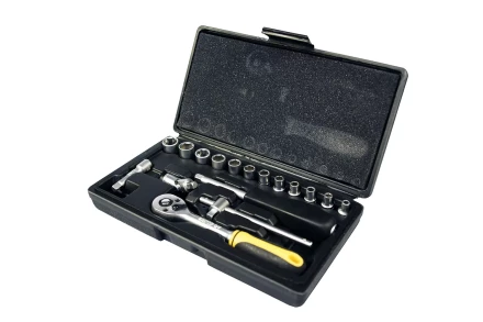 Набор головок 1/4 17 предметов Энкор 20775 купить в Кургане