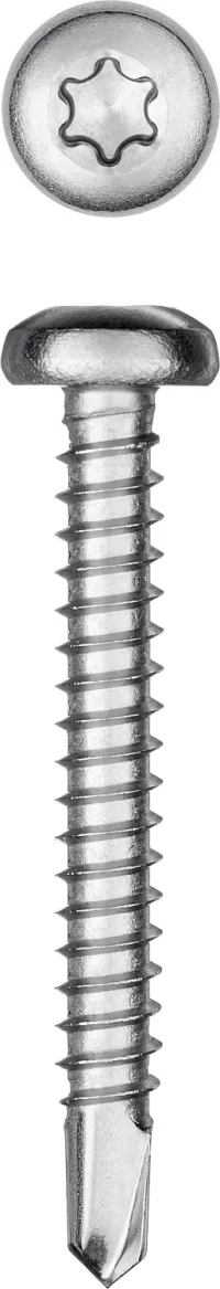 Нержавеющие саморезы DS-P с полукруглой головкой, коробка 300931-48-038