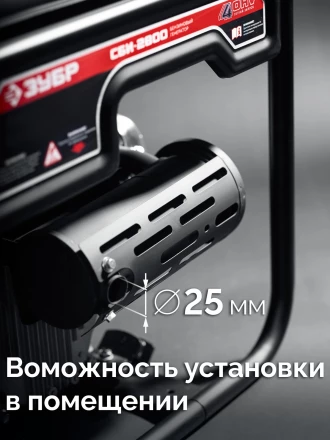 ЗУБР 2800 Вт, инверторный генератор (СБИ-2800) купить в Кургане