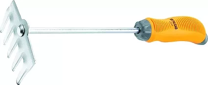 Грабли 5-зубые молибденовое покрытие 2-комп. рукоятка  PALISAD LUXE 61774 купить в Кургане