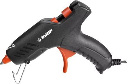 Пистолет ЗУБР &quot;МАСТЕР&quot; клеевой (термоклеящий), электрический, эргономичная рукоятка, рабочая температура 165град, d=8мм, 20Вт 06850-20-08_z02 купить в Кургане