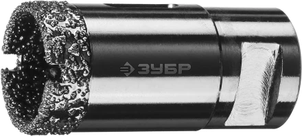 Алмазная коронка ЗУБР &quot;ПРОФЕССИОНАЛ&quot; универсальная для УШМ, сухое сверление, алмазы на вакуумной пайке,  посадка М14, d=29мм 29865-29 купить в Кургане