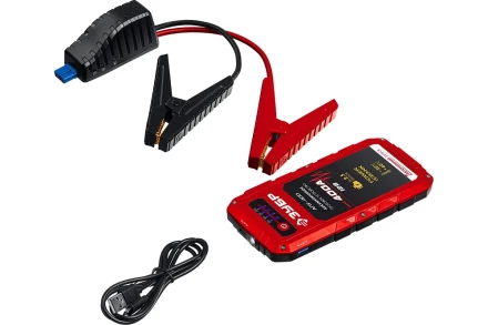 ЗУБР АПУ-400, 12 В, макс. 400 А, аккумуляторное пусковое устройство (59322) купить в Кургане