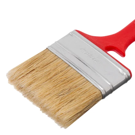 Кисть флейцевая для эмалей, 70х12 мм, натуральная щетина, пластиковая рукоятка// MTX 833539 купить в Кургане