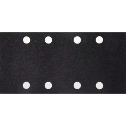 Лист шлиф. универсал. URAGAN &quot;Оптимален для мягких пород дерева&quot; 8 отверстий по линии, для ПШМ, P100, 80х166мм, 50шт 907-21101-100-50