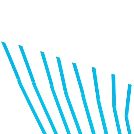 Грабли веерные стальные Palisad, 540 х 1450 мм, 24 плоских зуба, лакированный черенок, Luxe 617905 купить в Кургане