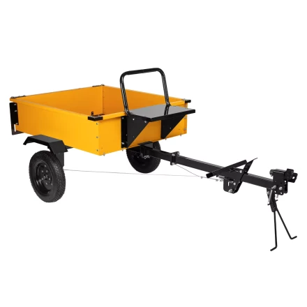 Прицеп для мотоблока Denzel TT-500, оцинк., груз. 500 кг, рег. сцепка, колеса 4.00-10, в упаковке купить в Кургане