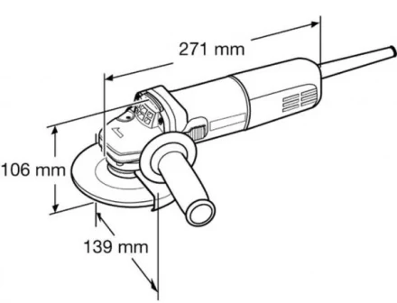 Углошлифовальная машина Makita 9558HNR УШМ Болгарка купить в Кургане