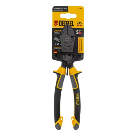 Бокорезы 215 мм Denzel 17786, усиленные, трехкомпонентные рукоятки купить в Кургане