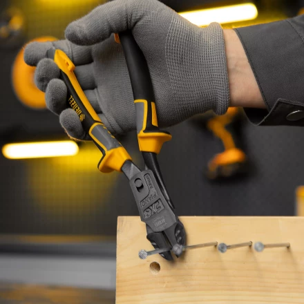 Бокорезы 215 мм Denzel 17786, усиленные, трехкомпонентные рукоятки купить в Кургане