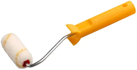 Мини-ролик GIRPAINT ПОЛИАКРИЛ малярный, ворс 10мм, бюгель 6мм, 15х70мм, STAYER Master 0509-07 купить в Кургане