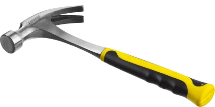 Молоток-гвоздодер STAYER &quot;PROFESSIONAL&quot; цельнометаллический с двухкомпонентной рукояткой, 450г 2025-450 купить в Кургане