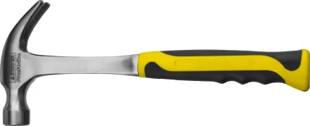 Молоток-гвоздодер STAYER &quot;PROFESSIONAL&quot; цельнометаллический с двухкомпонентной рукояткой, 450г 2025-450 купить в Кургане