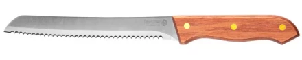 Нож LEGIONER &quot;GERMANICA&quot; хлебный с деревянной ручкой, нерж лезвие 200мм 47845_z01 купить в Кургане