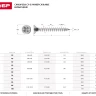 Саморезы СУ-Б универсальные, 30 x 5.0 мм, 6 000 шт, белый цинк, ЗУБР 300370-50-030 купить в Кургане