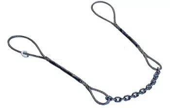 Строп комбинированный 0.7 т L=3.5 м L цепи=1.2 м заплет купить в Кургане