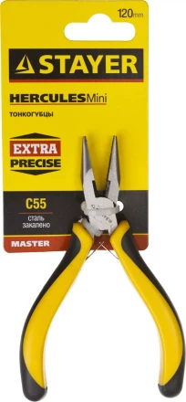 Тонкогубцы STAYER &quot;MASTER&quot; &quot;HERCULES&quot; &quot;MINI&quot;, 120мм 2218-2_z03 купить в Кургане