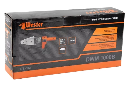 Аппарат для сварки пластиковых труб WESTER DWM 1000B купить в Кургане
