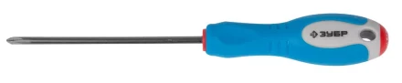 Отвертка ЗУБР, Cr-V сталь, трехкомпонентная рукоятка, цветовая индикация типа шлица, PH №0, 75мм 25252-0-075_z01 купить в Кургане