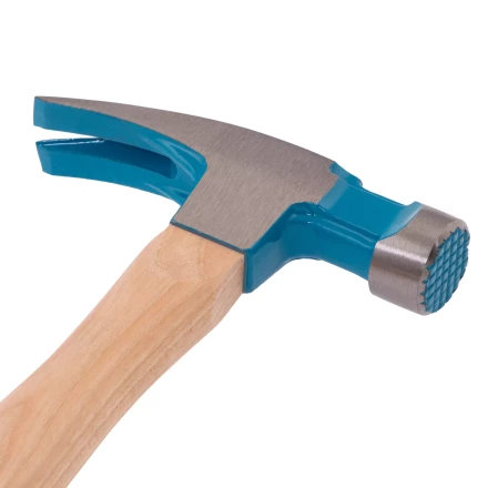 Молоток-гвоздодер GROSS 10413, 380 г, угол 75, магнит, обрезиненная рукоятка American Hickory купить в Кургане